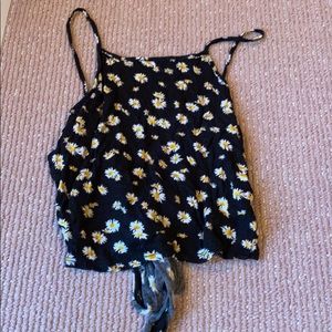 Forever 21 crop top with tie back.